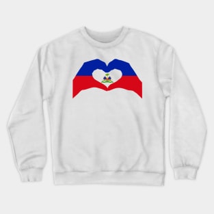 We Heart Haiti Patriot Flag Series Crewneck Sweatshirt